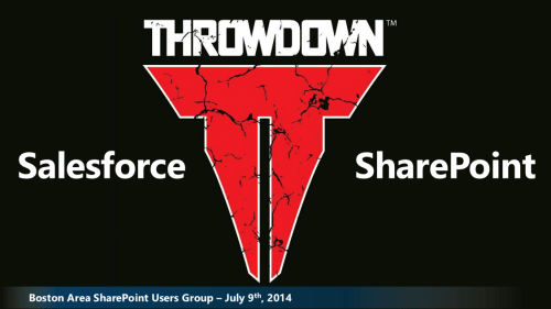 Throw down Salesforce Communities vs SharePoint Online David Lozzi