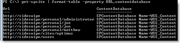 Get-SPSite properties
