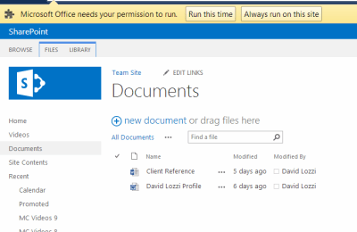 Microsoft add on for Chrome