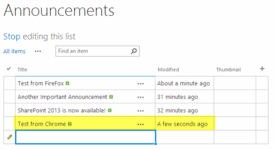 Quick Edit in Chrome