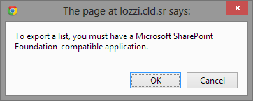 Export to Excel in Chrome