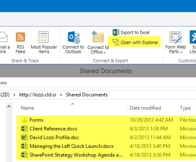 Open with Explorer with IE