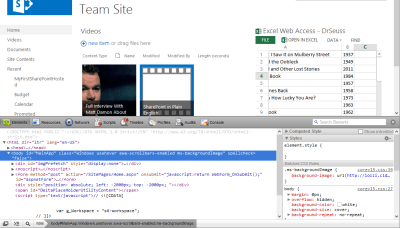 Safari Web Inspector