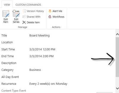 Scroll bars come with isdlg