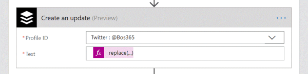 Create Update in Buffer from Flow