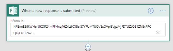Flow Trigger: Microsoft Forms - When a new response is submitted