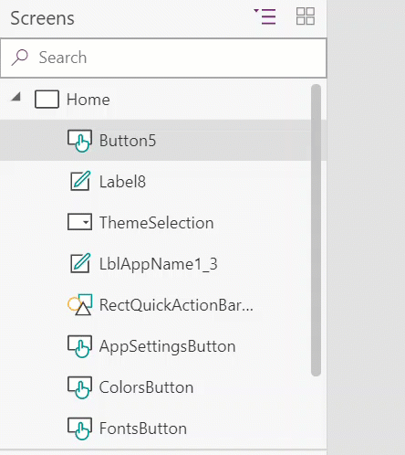 Rename controls simply by double clicking