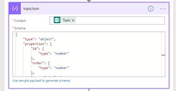 Microsoft Flow Json action to get likert value