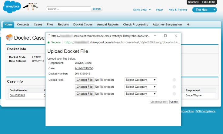 SharePoint in a popup window from Salesforce