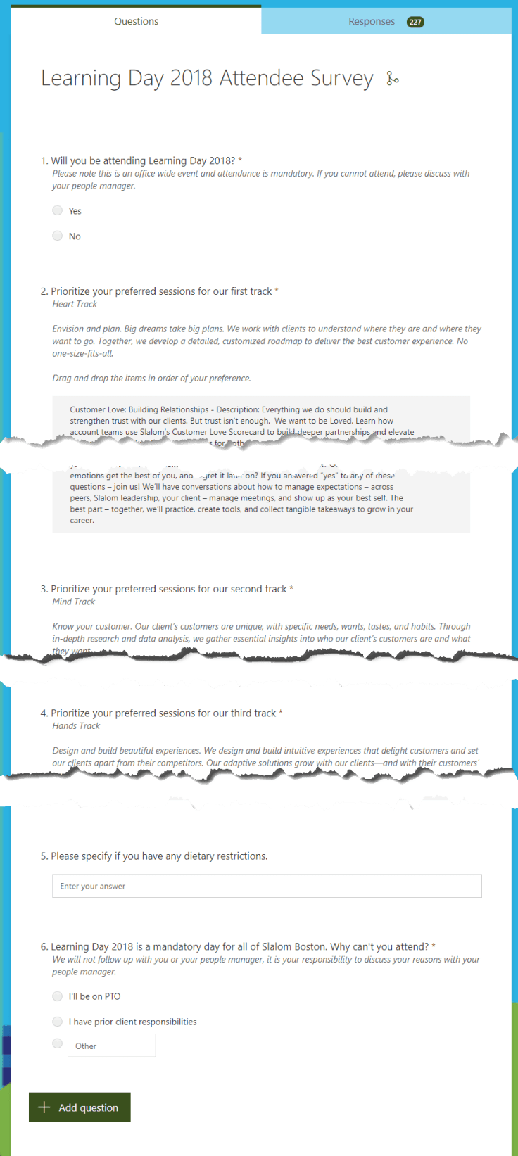 microsoft forms example