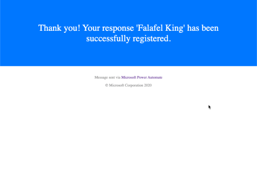 choosing an option in outlook