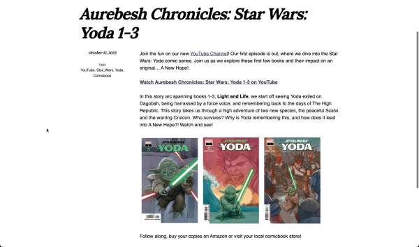 Jeklly page using CSS